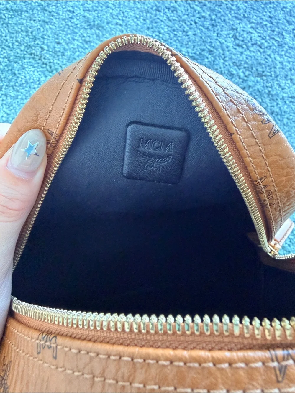 MCM mini backpack